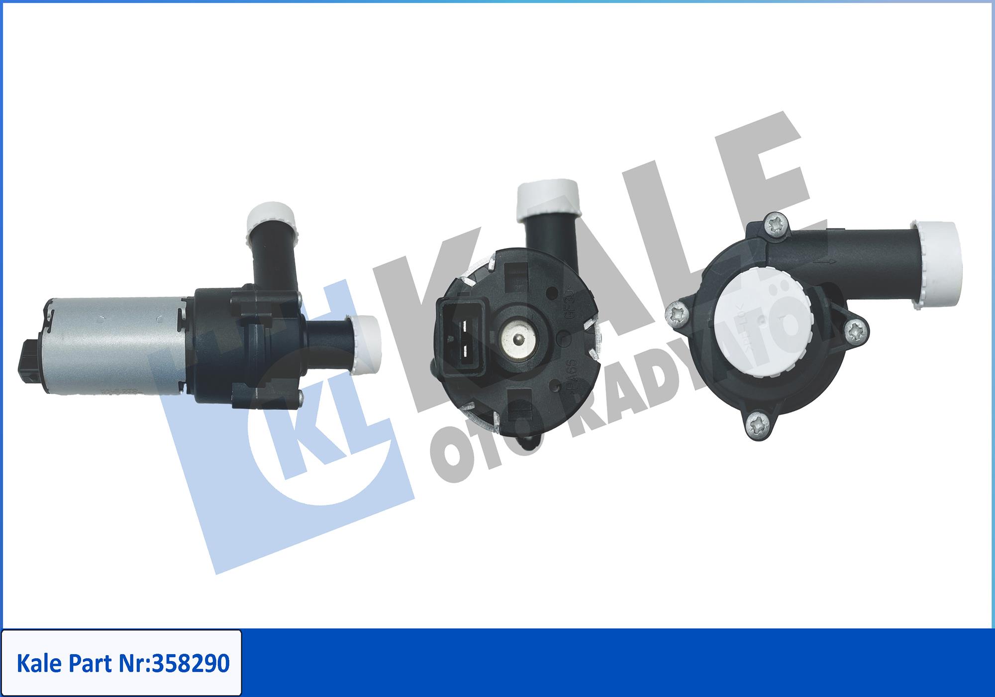 Pompă de apă suplimentară (circuitul apei de răcire) 358290 KALE OTO RADYATÖR