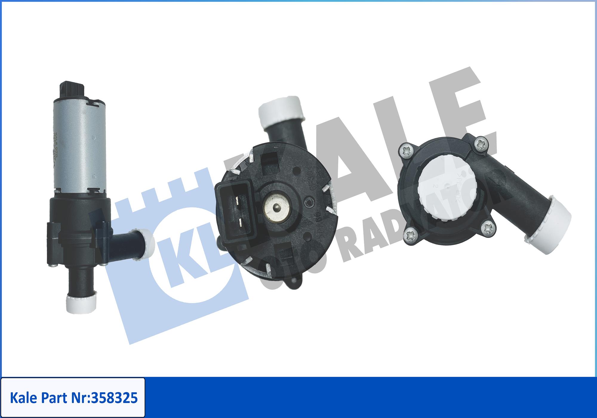 Pompă de apă suplimentară (circuitul apei de răcire) 358325 KALE OTO RADYATÖR