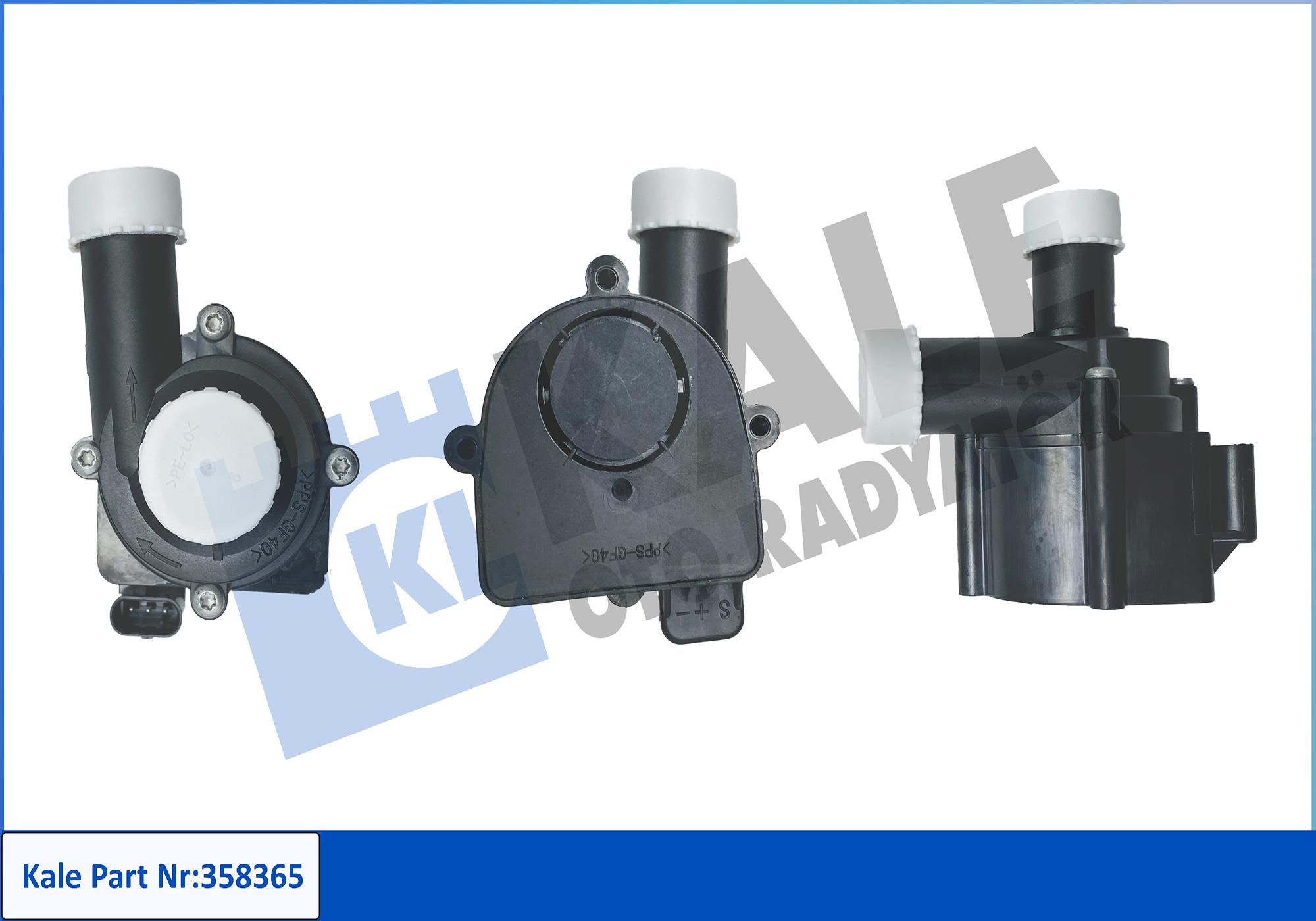 Pompă de apă suplimentară (circuitul apei de răcire) 358365 KALE OTO RADYATÖR