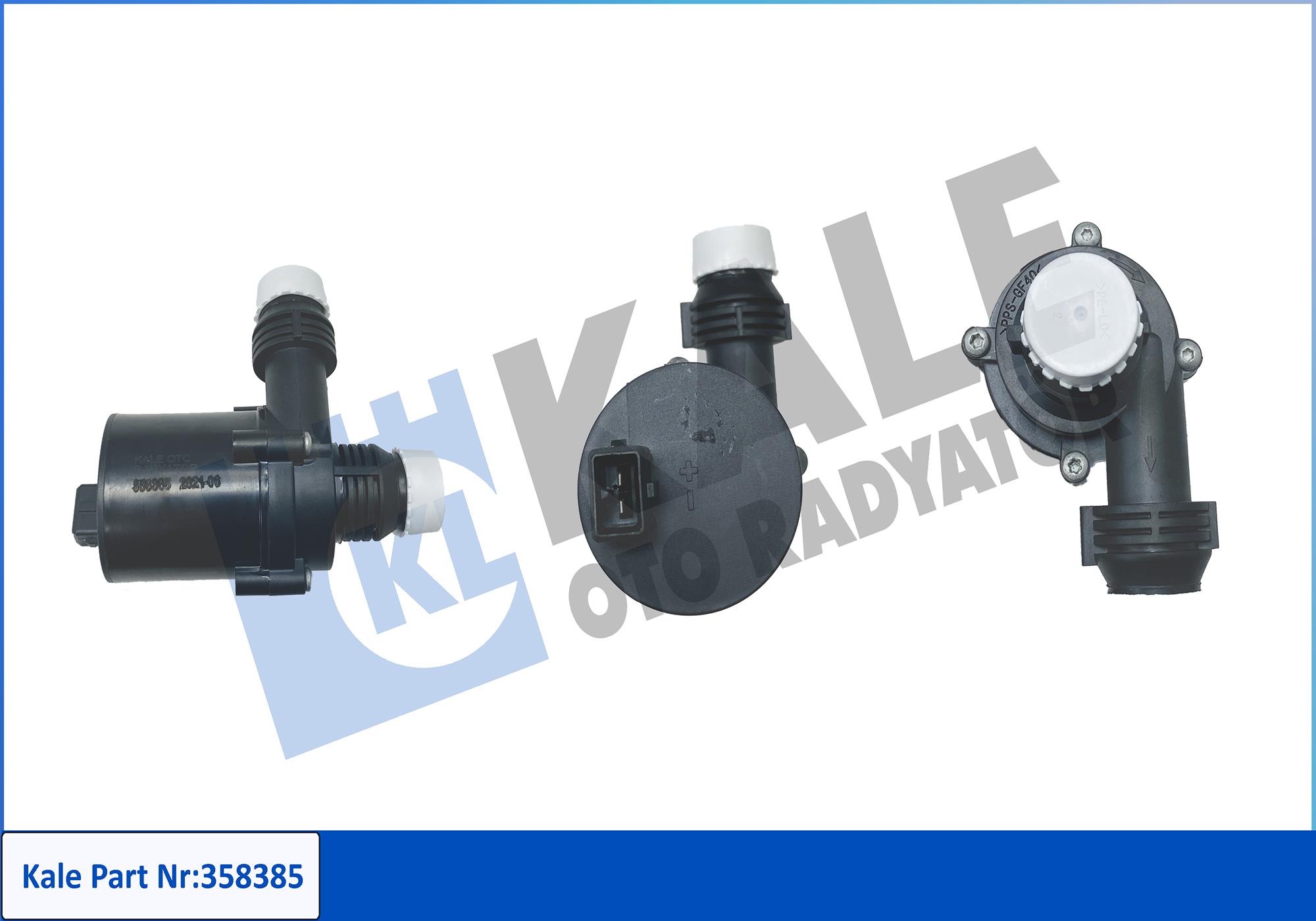 Pompă de apă suplimentară (circuitul apei de răcire) 358385 KALE OTO RADYATÖR