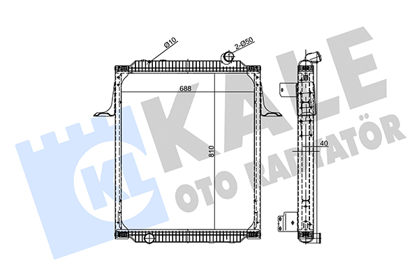 Radiator, racire motor 359130 KALE OTO RADYATÖR