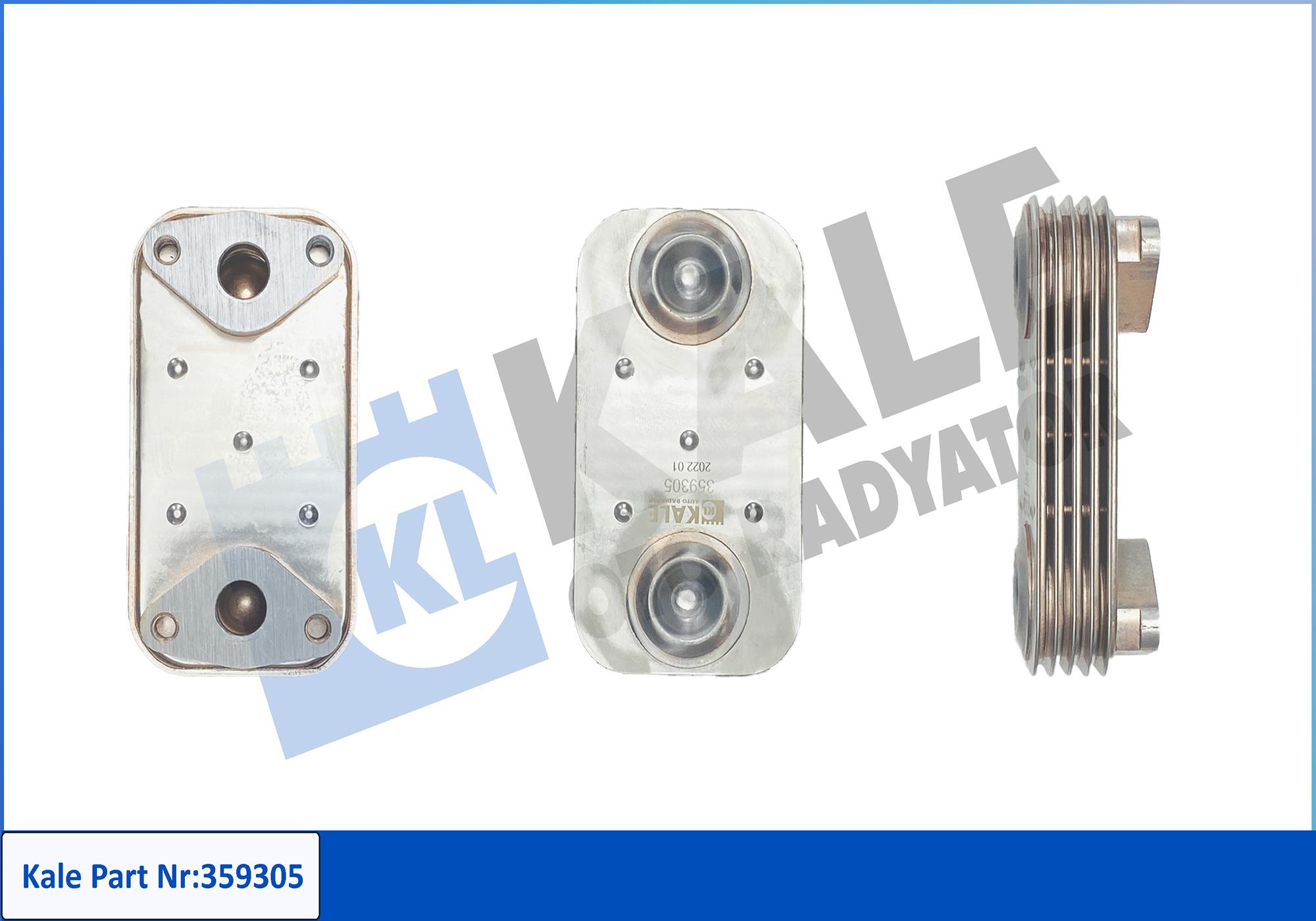 Radiator ulei, ulei motor 359305 KALE OTO RADYATÖR