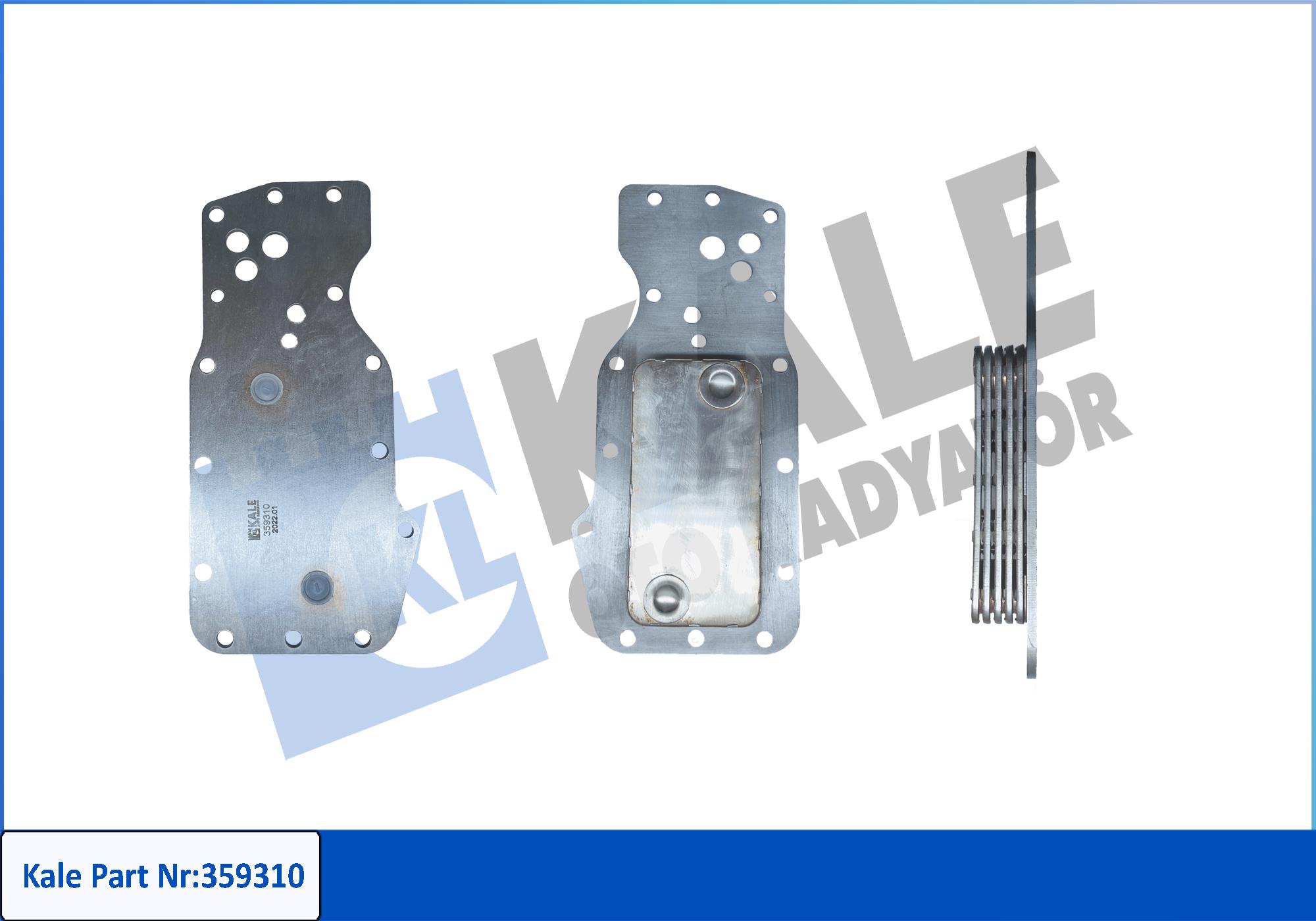Radiator ulei, ulei motor 359310 KALE OTO RADYATÖR