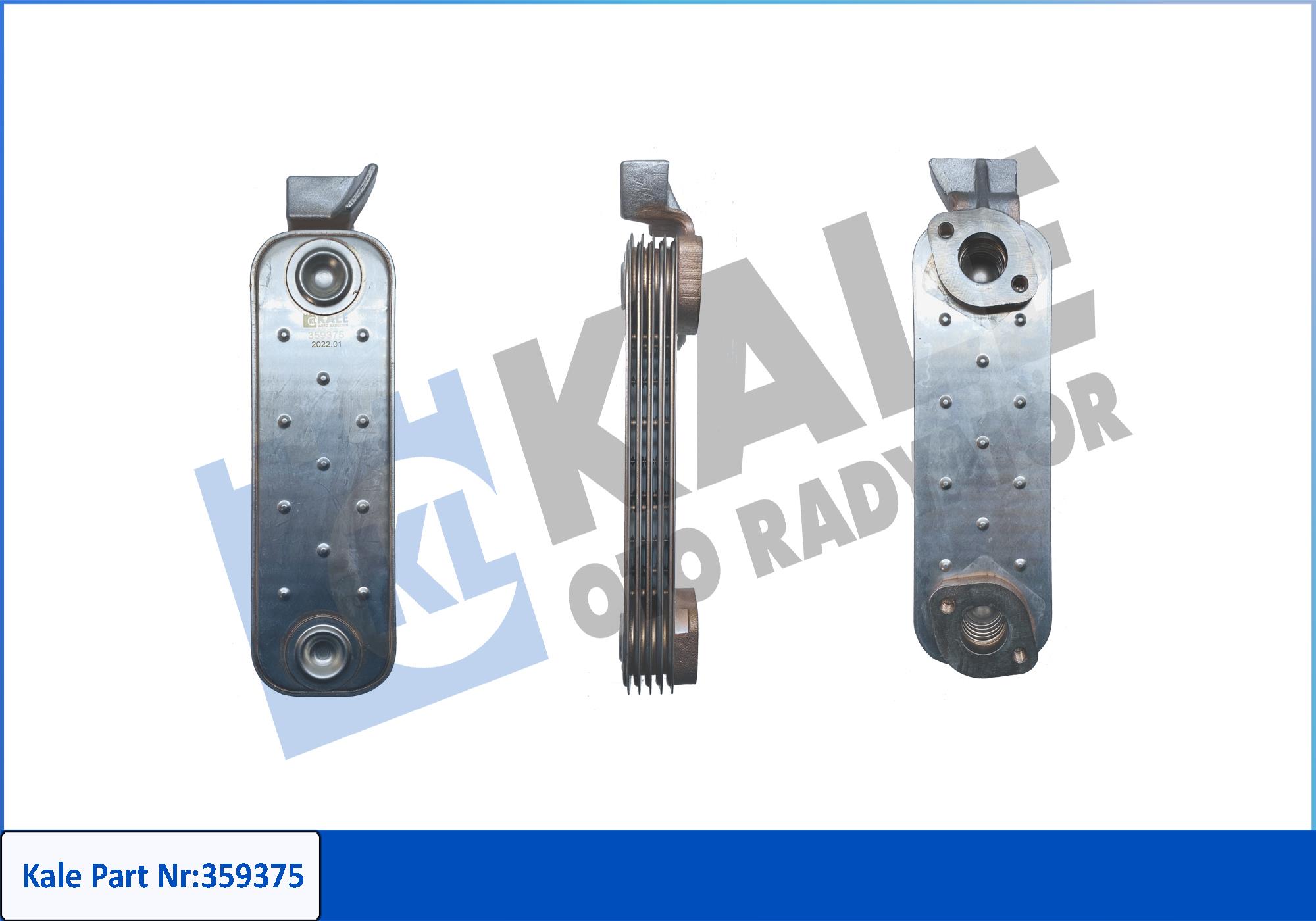 Radiator ulei, ulei motor 359375 KALE OTO RADYATÖR