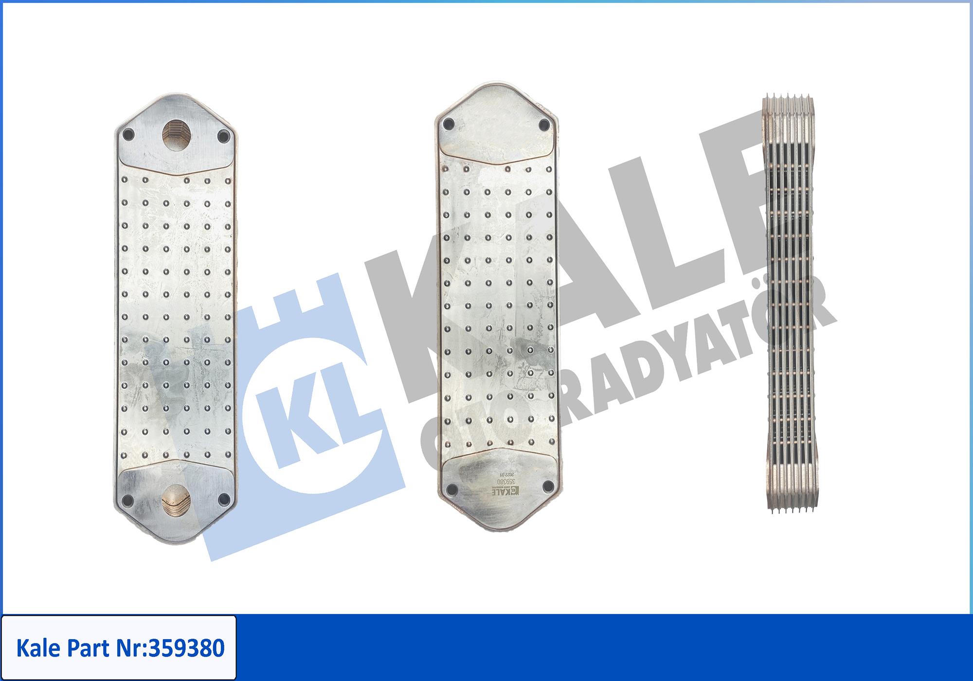Radiator ulei, ulei motor 359380 KALE OTO RADYATÖR