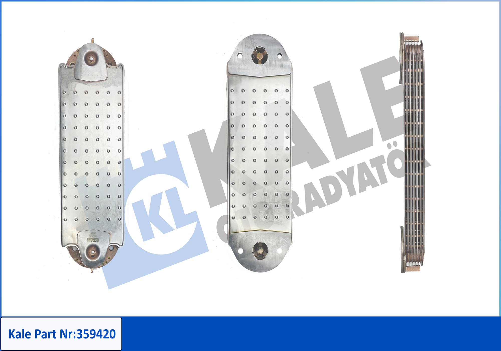 Radiator ulei, ulei motor 359420 KALE OTO RADYATÖR