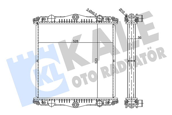 Radiator, racire motor 359845 KALE OTO RADYATÖR