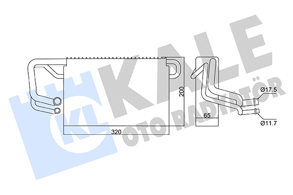 Evaporator, aer conditionat 359860 KALE OTO RADYATÖR