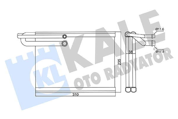 Evaporator, aer conditionat 359885 KALE OTO RADYATÖR