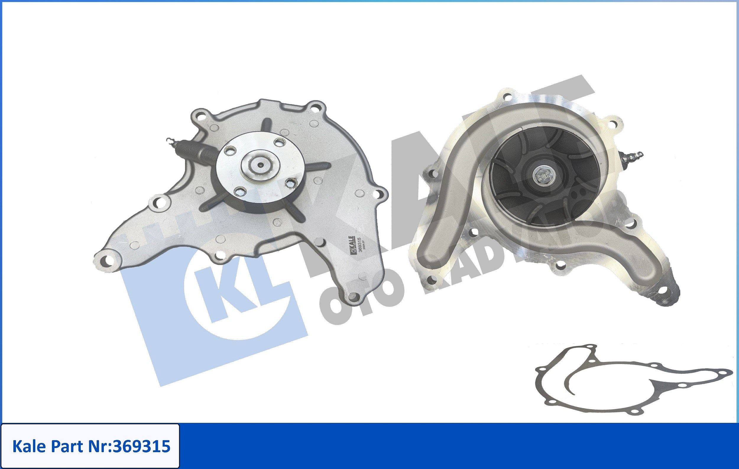 Pompă de apă, răcire motor 369315 KALE OTO RADYATÖR