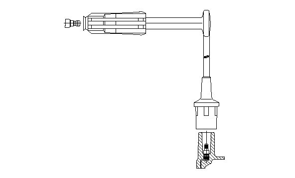 Fisa bujii 166/33 BREMI