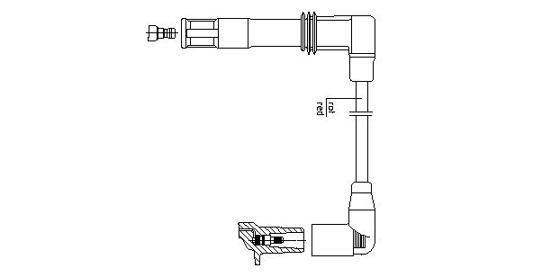 Fisa bujii 1A12/26 BREMI