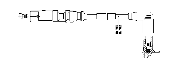 Fisa bujii 1A22E65 BREMI