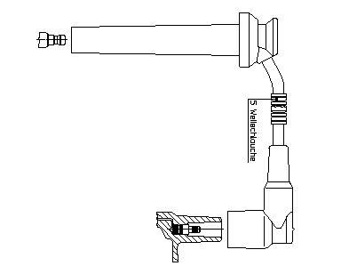 Fisa bujii 8A15P87 BREMI