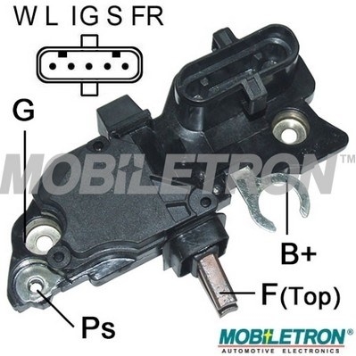 Regulator, alternator VR-B122B MOBILETRON