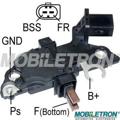 Regulator, alternator VR-B132 MOBILETRON