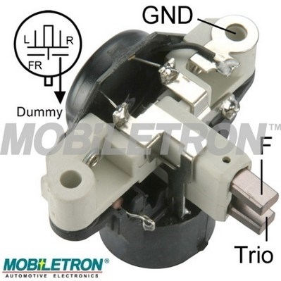 Regulator, alternator VR-B225 MOBILETRON