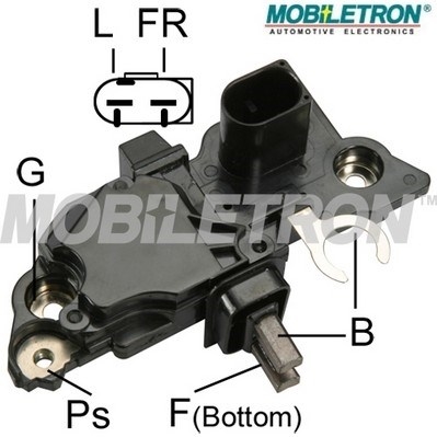 Regulator, alternator VR-B247 MOBILETRON