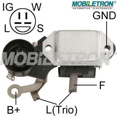 Regulator, alternator VR-H2000-40 MOBILETRON