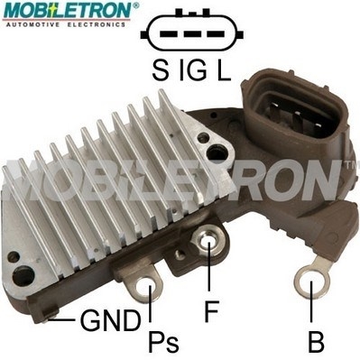 Regulator, alternator VR-H2005-46A MOBILETRON