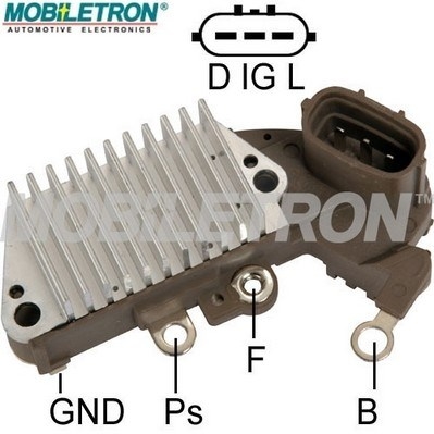 Regulator, alternator VR-H2005-48A MOBILETRON