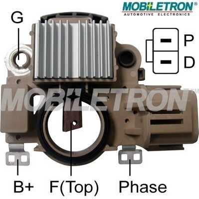 Regulator, alternator VR-H2009-100 MOBILETRON