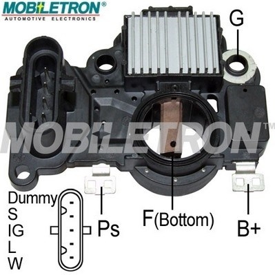 Regulator, alternator VR-H2009-125B MOBILETRON