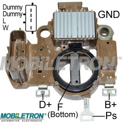 Regulator, alternator VR-H2009-154B MOBILETRON