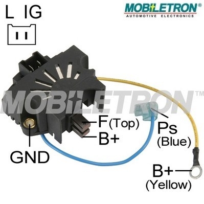 Regulator, alternator VR-PR1000H MOBILETRON