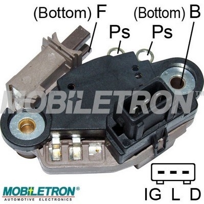 Regulator, alternator VR-PR3617H MOBILETRON