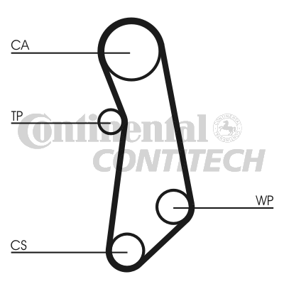 Curea de distributie CT488 CONTINENTAL CTAM BR
