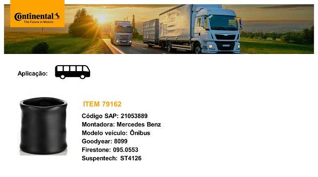 Arc pneumatic, directie 79162 CONTINENTAL CTAM BR