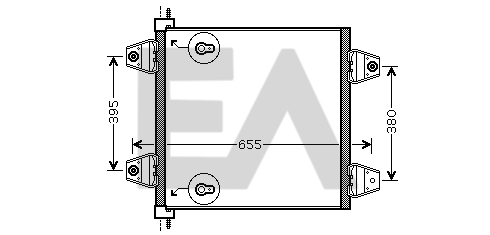 Condensator, climatizare 30C16003 EACLIMA
