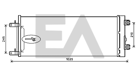 Condensator, climatizare 30C16006 EACLIMA
