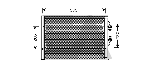 Condensator, climatizare 30C30003 EACLIMA