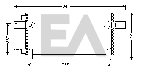 Condensator, climatizare 30C47006 EACLIMA