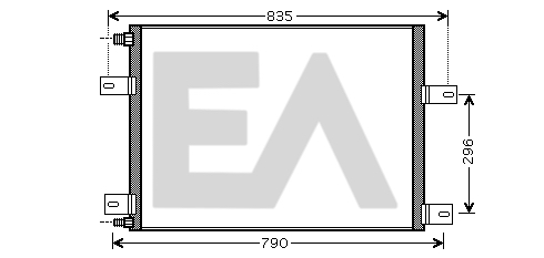 Condensator, climatizare 30C59002 EACLIMA