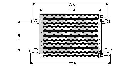 Condensator, climatizare 30C63001 EACLIMA