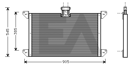 Condensator, climatizare 30C63002 EACLIMA