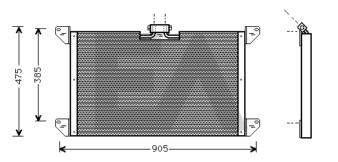 Condensator, climatizare 30C63003 EACLIMA