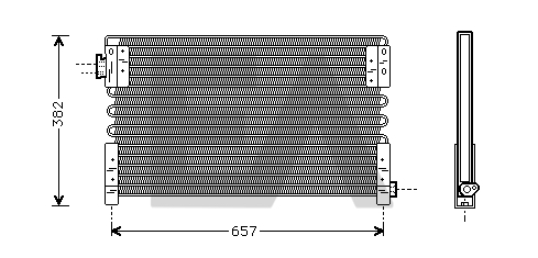 Condensator, climatizare 30C76004 EACLIMA