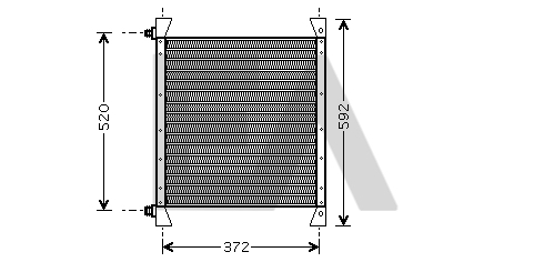 Condensator, climatizare 30C76008 EACLIMA