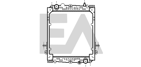 Radiator, racire motor 31R16008 EACLIMA