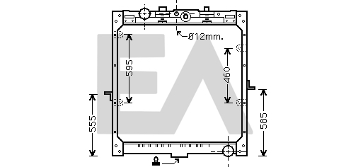 Radiator, racire motor 31R16017 EACLIMA