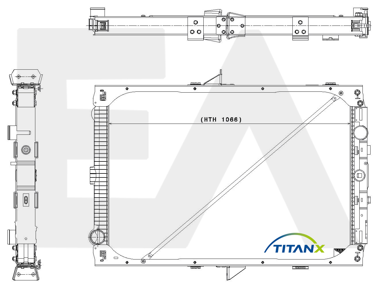 Radiator, racire motor 31R16017T EACLIMA