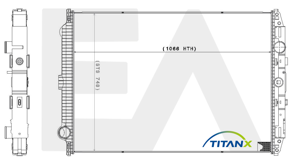 Radiator, racire motor 31R16018T EACLIMA