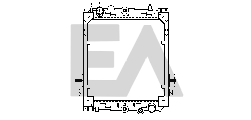 Radiator, racire motor 31R16024 EACLIMA