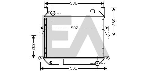 Radiator, racire motor 31R18082 EACLIMA