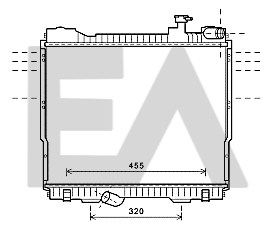 Radiator, racire motor 31R18131 EACLIMA