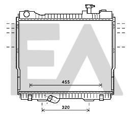 Radiator, racire motor 31R18151 EACLIMA